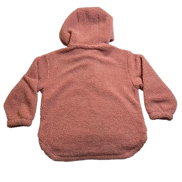 Nike Girl's Therma Fit Sherpa Pullover Quarter Zip Hoodie Jacket Size X-Small - Picture 2 of 11